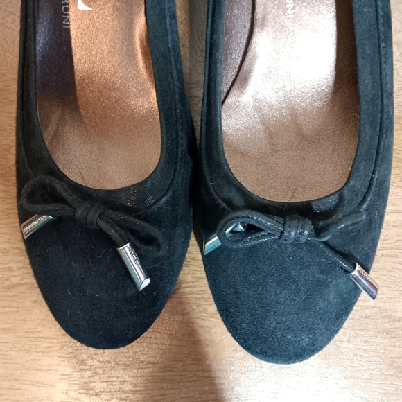 Attila Giusti Leombruni AGL Women's Kriston Heel Suede Pump Shoes Black 36.5 - Picture 4 of 11